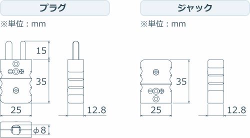 ワトロー熱電対コネクター | 製品情報 | 工業用・産業用ヒーターのことなら坂口電熱