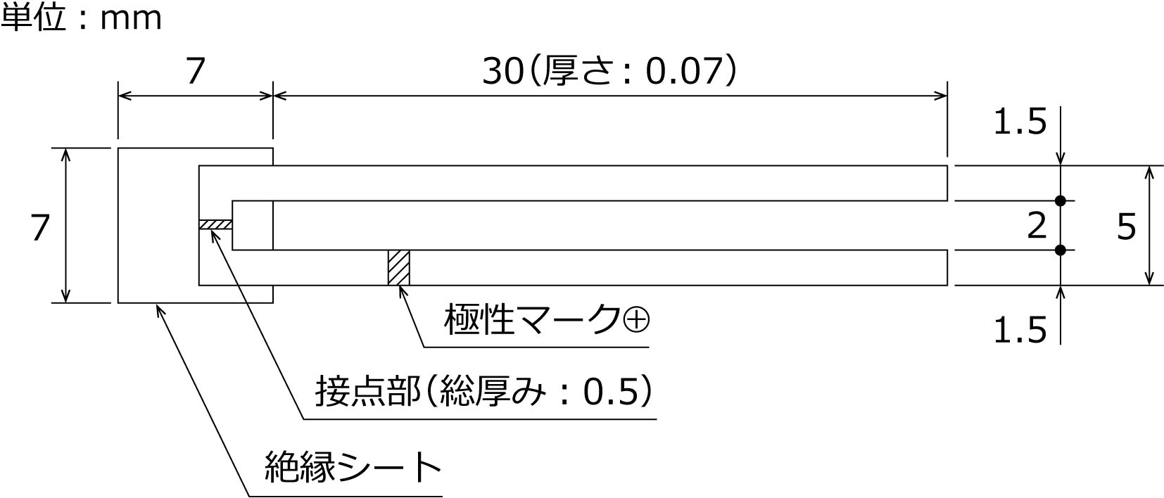 片狀熱電偶熱耦合表